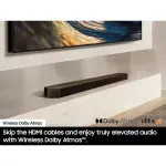 Samsung - HW-Q850D/ZA 7.1.2 Channel Wireless Dolby ATMOS Soundbar + Rear Speakers - Black (HW-Q850D)