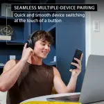 Sony WH-1000XM4 Noise-Canceling Headphones – Silver