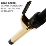 Black/Gold - Hot Tools Signature Series Gold Curling Iron/Wand, 1