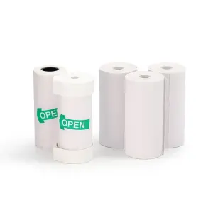 Kidamento Model P Instant Print Refill Set (3 Paper Rolls, 2 Sticker Rolls)