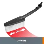 WORX - WA4048 Multi-Purpose Cleaning Brush Kit - Black