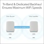 NETGEAR - Orbi 750 Series AX5200 Tri-Band Mesh Wi-Fi 6 System (2-pack) (RBK752P-100NAS)