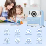 Contixo KC2 Kids Instant Print Camera (12MP, 1080P, 2.4" Screen) – Blue