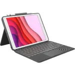 Logitech - Combo Touch Keyboard Folio for Apple iPad 10.2" - Graphite (920-009608)