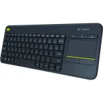 Logitech K400 Plus Wireless Keyboard with Touchpad – Black