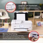 Canon - PIXMA TS9521Ca All-In-One Inkjet Printer - Wireless - White (2988C052)