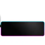 SteelSeries - QcK Prism Cloth Gaming Mouse Pad with 2-Zone RGB Illumination XL - Black