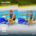 Acer KA242Y G0bi 23.8" FHD 120Hz 1ms FreeSync Monitor – Black