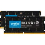 Crucial - 32GB Kit (2x16GB) DDR5 5600MHz C46 SODIMM Laptop Memory - Black (CT2K16G56C46S5)