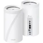 TP-Link Deco BE33000 Quad-Band Mesh Wi-Fi 7 System (2-Pack) - White