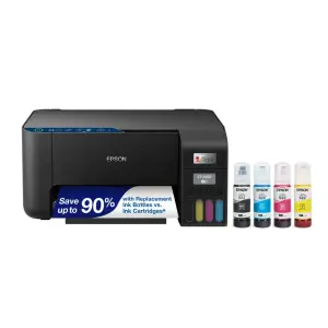 Epson - EcoTank ET-2400 Wireless Color All-in-One Cartridge-Free Supertank Printer Black (C11CJ67201)