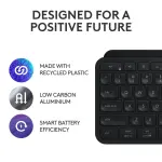 Logitech MX Keys S Wireless Scissor Keyboard for PC & Mac – Black