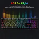 REDRAGON K565-RGB Wired Mechanical Gaming Keyboard - RGB, 104 Keys, Red Switches