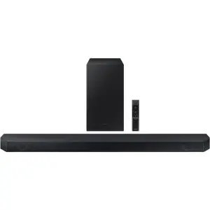 Samsung - HW-Q600C 3.1.2 Channel Q-series Soundbar with Wireless Subwoofer, Dolby Atmos and Q-Symphony - Titan Black (HW-Q600C)