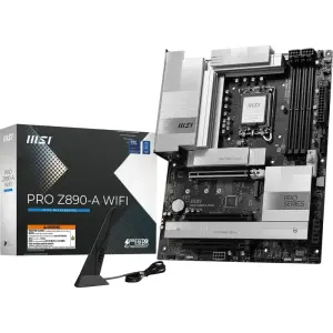 MSI - PRO Z890-A WIFI (Socket LGA 1851) Intel Z890 ATX DDR5 Wi-Fi 7 Motherboard - Black