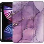 SaharaCase Purple Marble Series Folio Case for Apple iPad Pro 11" (2nd, 3rd, & 4th Gen 2020-2022)