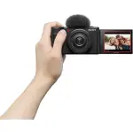 Sony ZV-1F Vlog Camera for Content Creators – Black
