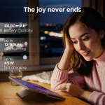 Lenovo - Tab Plus - 11.5" Tablet - 256GB with Sleeve - Luna Grey