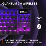 SteelSeries Apex Pro TKL V2 Wireless Gaming Keyboard – HyperMagnetic Switches, Adjustable Actuation, Rapid Tap & Trigger – Black