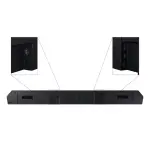 Samsung - HW-Q600C 3.1.2 Channel Q-series Soundbar with Wireless Subwoofer, Dolby Atmos and Q-Symphony - Titan Black (HW-Q600C)