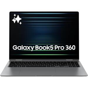 Samsung 16” Galaxy Book5 Pro 360, Intel Core Ultra 7, 3K AMOLED Touch, S Pen, 120Hz, Lightweight Laptop