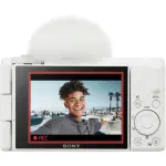 Sony ZV-1F Vlog Camera for Content Creators – White