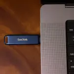 SanDisk - USB Flash Drive 256GB for iPhone Lightning and USB Type-C Metallic Sky - Blue (SDIXD0N-256G-AN6NE)