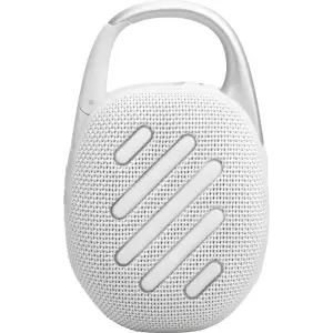 JBL - Clip 5 Portable Bluetooth Speaker - White (JBLCLIP5WHTAM)