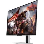 Samsung 32" Odyssey G8 QD-OLED 4K UHD 240Hz Gaming Monitor – Silver