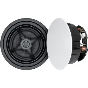 Sonance - MAG8R - Mag Series 8" 2-Way In-Ceiling Speakers (Pair) - Paintable White (MAG8R)
