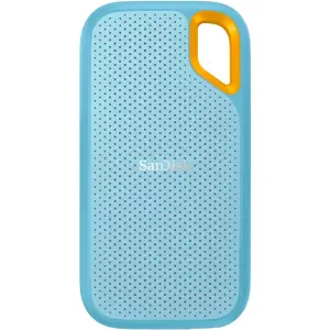 SanDisk - Extreme Portable 2TB External USB-C NVMe SSD - Sky Blue (SDSSDE61-2T00-G25B)