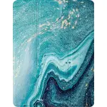 SaharaCase Marble Series Folio Case for iPad Pro 12.9" (4th-6th Gen, 2020-2022) - Green