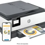 HP OfficeJet 8015e Wireless All-in-One Printer - White