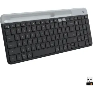 Logitech - K585 Full-size Wireless Scissor Keyboard for Windows, Mac, Chrome, Android - Graphite
