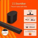 VIZIO - 2.1 Soundbar, Wireless Subwoofer w/ Dolby Atmos, DTS:X - Black (SV210M-0808)