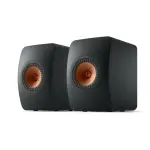 KEF - LS50 WIRELESS II Bookshelf Speakers Pair - Black (LS50ABL2)