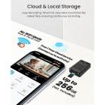 Mini Security Camera with 180° Lens, 4K WiFi, Motion Detection & Night Vision