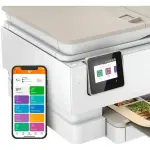 HP ENVY Inspire 7955e Wireless All-in-One Photo Printer – White & Sandstone