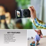 Canon PowerShot V10 4K 20.9MP Vlogging Camera – Silver