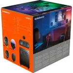 SteelSeries - Arena 9 5.1 Bluetooth Gaming Speakers with RGB Lighting (6 Piece) - Black