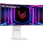 LG UltraGear 34" OLED Curved Gaming Monitor - WQHD, 240Hz, 0.03ms, FreeSync & NVIDIA G-SYNC Compatible, HDR400 - White