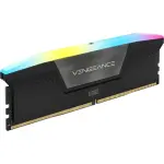 CORSAIR VENGEANCE RGB 32GB (2x16GB) DDR5 6000MHz Desktop RAM – Black