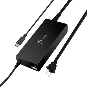 j5create 100W Super Charger (Works with Chromebook Certified) – Black