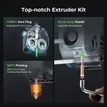 Creality Ender 3 V3 Plus 3D Printer - 4.3" Color LCD Screen, Automatic Leveling, Black