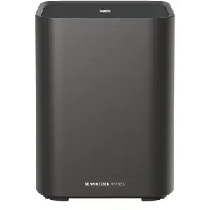 Sennheiser - AMBEO Sub 8” Subwoofer with 350W Class D Amplifier and immersive 3D Surround Sound - Black (AMBEO Sub)