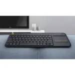 Logitech K400 Plus Wireless Keyboard with Touchpad – Black