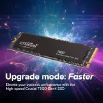 Crucial - T500 2TB Internal SSD PCIe Gen 4x4 NVMe M.2 (CT2000T500SSD8)