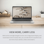 HP Essential 255 G8 Laptop, 15.6" FHD, Ryzen 5 5500U, 8GB RAM, 512GB SSD, Webcam, SD, HDMI, Wi-Fi 6, Win 11 Home – Grey