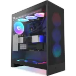 NZXT - H7 Flow 2024 Mid-Tower ATX PC Case with RGB Fans - Black