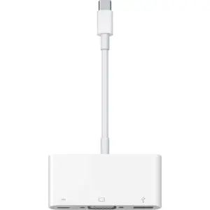 Apple - USB-C Multiport VGA Adapter - White (MJ1L2AM/A)